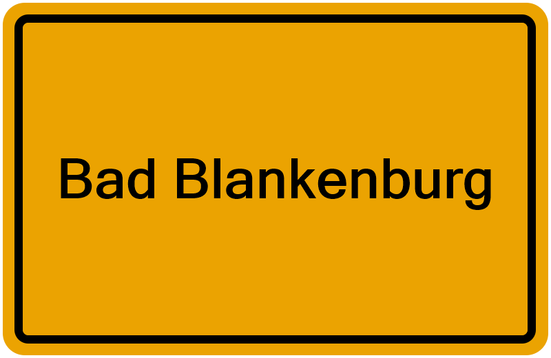 Handelsregisterauszug Bad Blankenburg